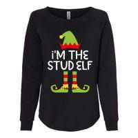 IM The Stud Elf Matching Christmas Elf Womens California Wash Sweatshirt