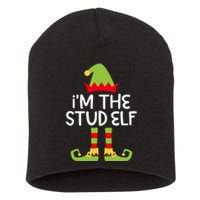 IM The Stud Elf Matching Christmas Elf Short Acrylic Beanie