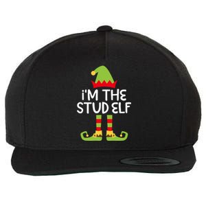 IM The Stud Elf Matching Christmas Elf Wool Snapback Cap