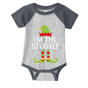 IM The Stud Elf Matching Christmas Elf Infant Baby Jersey Bodysuit