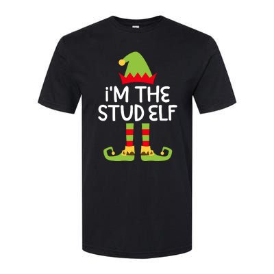 IM The Stud Elf Matching Christmas Elf Softstyle CVC T-Shirt