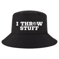 I Throw Stuff Shot Put Athlete Throwing Cool Comfort Performance Bucket Hat