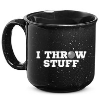 I Throw Stuff Shot Put Athlete Throwing 15oz Campfire Ceramic Mug