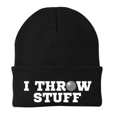 I Throw Stuff Shot Put Athlete Throwing Beanie