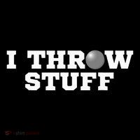 I Throw Stuff Shot Put Athlete Throwing Mesh Reversible Basketball Jersey Tank
