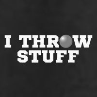 I Throw Stuff Shot Put Athlete Throwing Golf Towel