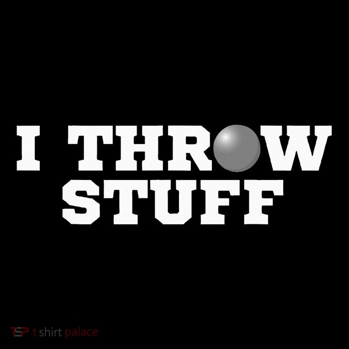 I Throw Stuff Shot Put Athlete Throwing Zip Tote Bag