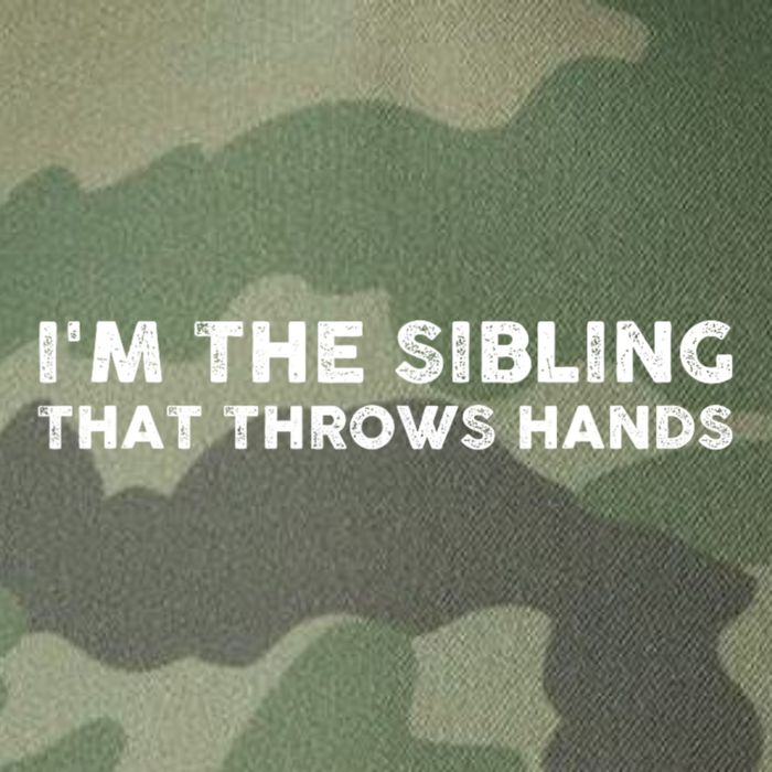 IM The Sibling That Throws Hands Legacy Tie Dye Trucker Hat