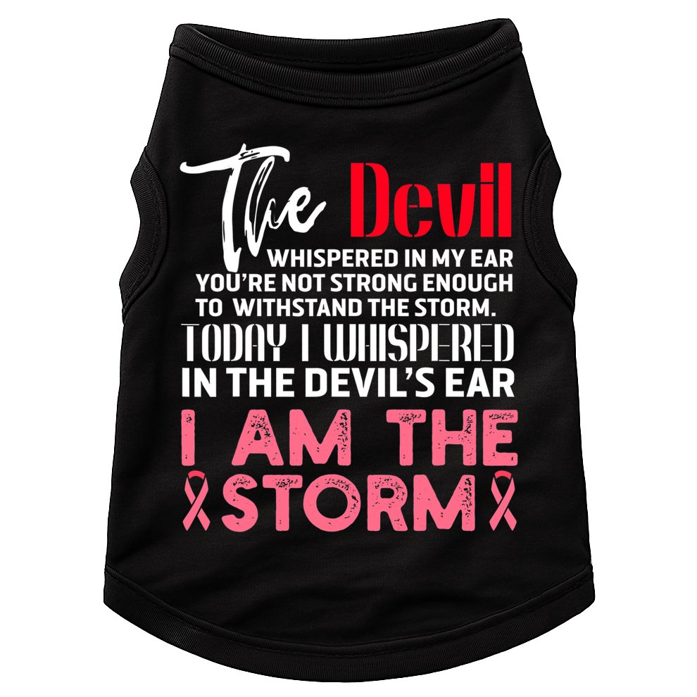 I'm The Storm Breast Cancer Doggie Tank