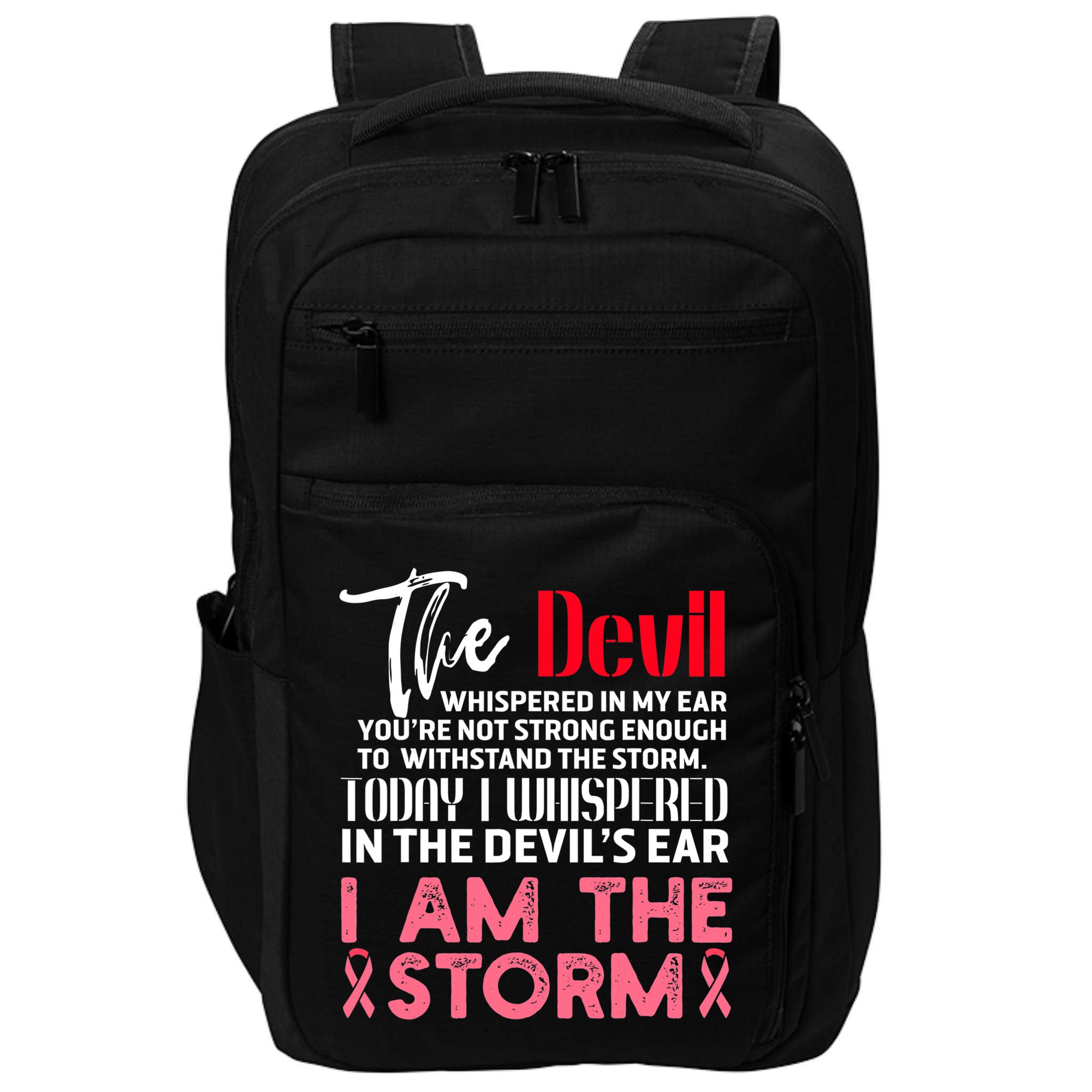 I'm The Storm Breast Cancer Impact Tech Backpack