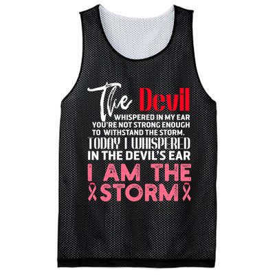I'm The Storm Breast Cancer Mesh Reversible Basketball Jersey Tank