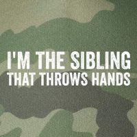 IM The Sibling That Throws Hands Legacy Tie Dye Trucker Hat
