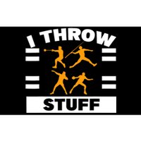 I Throw Stuff Shot Put Discus Track And Field Thrower Bumper Sticker