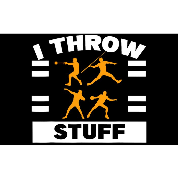 I Throw Stuff Shot Put Discus Track And Field Thrower Bumper Sticker