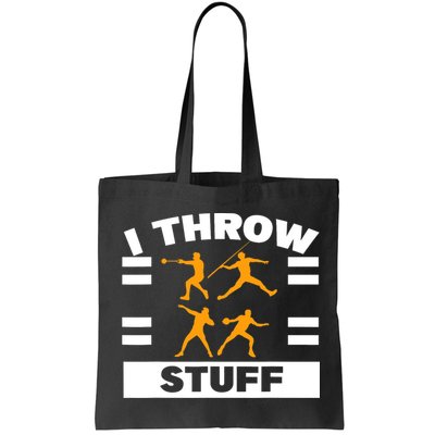 I Throw Stuff Shot Put Discus Track And Field Thrower Bag