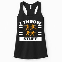 I Throw Stuff Shot Put Discus Track And Field Thrower Womens Tank Top