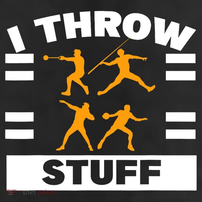 I Throw Stuff Shot Put Discus Track And Field Thrower Trucker Hat