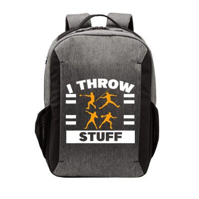 I Throw Stuff Shot Put Discus Track And Field Thrower Vector Backpack