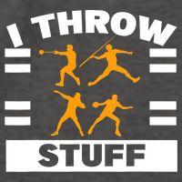 I Throw Stuff Shot Put Discus Track And Field Thrower Vector Backpack