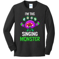 Im The Singing Monster Matching Family Halloween Kids Long Sleeve Shirt