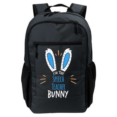 I'm The Speech Teacher Bunny Ears Easter Sunday Gift Daily Commute Backpack