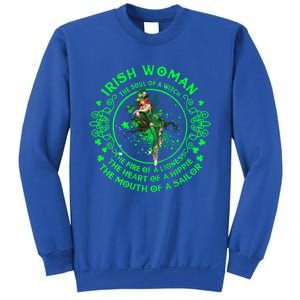 Irish The Soul Of A Witch St Patricks Day Lover Gift Sweatshirt