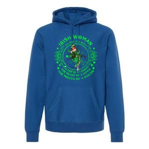 Irish The Soul Of A Witch St Patricks Day Lover Gift Premium Hoodie