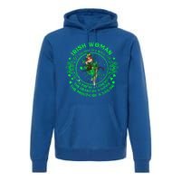 Irish The Soul Of A Witch St Patricks Day Lover Gift Premium Hoodie