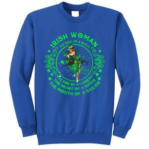 Irish The Soul Of A Witch St Patricks Day Lover Gift Tall Sweatshirt