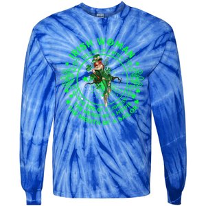 Irish The Soul Of A Witch St Patricks Day Lover Gift Tie-Dye Long Sleeve Shirt