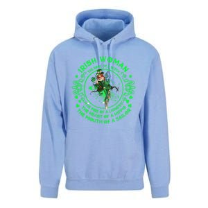 Irish The Soul Of A Witch St Patricks Day Lover Gift Unisex Surf Hoodie