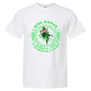 Irish The Soul Of A Witch St Patricks Day Lover Gift Garment-Dyed Heavyweight T-Shirt