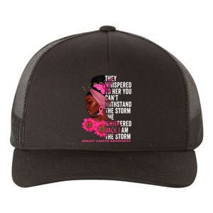 I'm The Storm Black Breast Cancer Survivor Pink Ribbon Yupoong Adult 5-Panel Trucker Hat