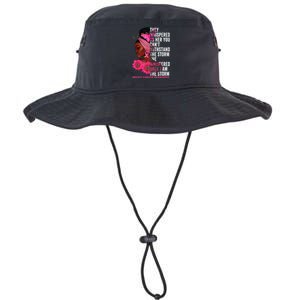 I'm The Storm Black Breast Cancer Survivor Pink Ribbon Legacy Cool Fit Booney Bucket Hat