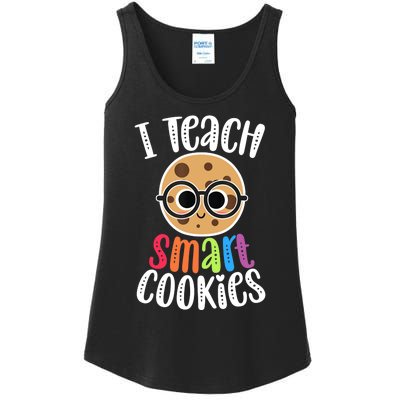 I Teach Smart Cookies Funny Cute Back To School Teacher Gift Ladies Essential Tank