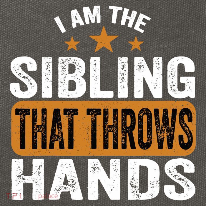 IM The Sibling That Throws Hands Cotton Canvas Backpack