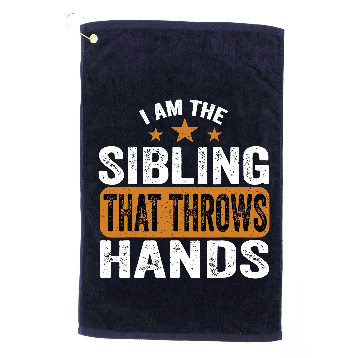 IM The Sibling That Throws Hands Golf Towel