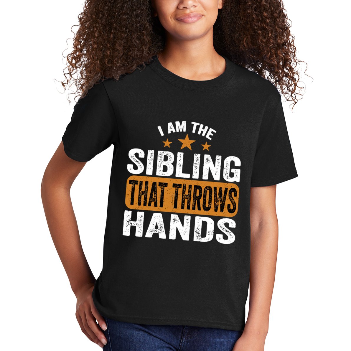IM The Sibling That Throws Hands Kids T-Shirt