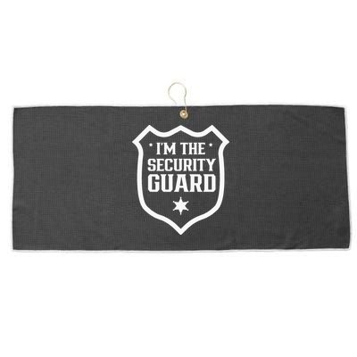 IM The Security Guard Doorman Bouncer Job Large Microfiber Waffle Golf Towel
