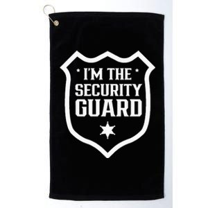 IM The Security Guard Doorman Bouncer Job Platinum Collection Golf Towel