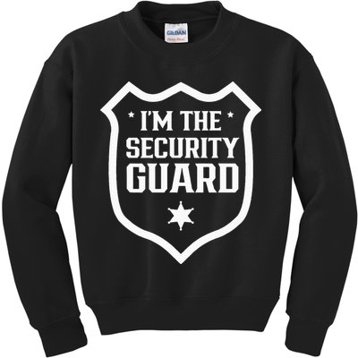 IM The Security Guard Doorman Bouncer Job Kids Sweatshirt