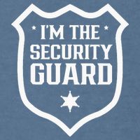 IM The Security Guard Doorman Bouncer Job Garment-Dyed Sweatshirt