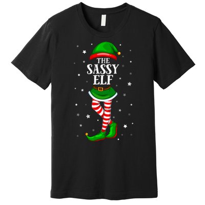 Im The Sassy Elf Matching Christmas Premium T-Shirt