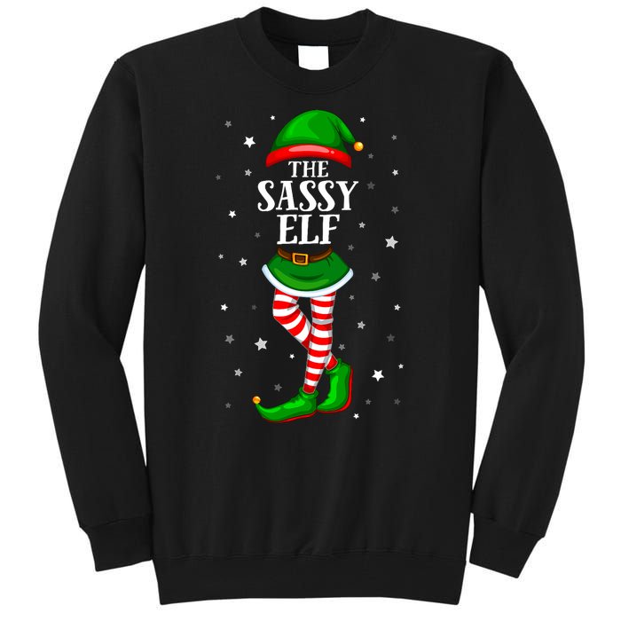 Im The Sassy Elf Matching Christmas Tall Sweatshirt