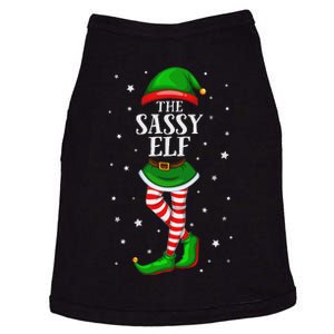 Im The Sassy Elf Matching Christmas For N Women Doggie Tank