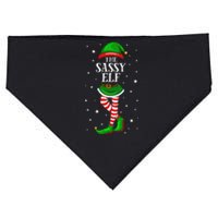 Im The Sassy Elf Matching Christmas For N Women USA-Made Doggie Bandana