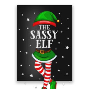 Im The Sassy Elf Matching Christmas For N Women Poster