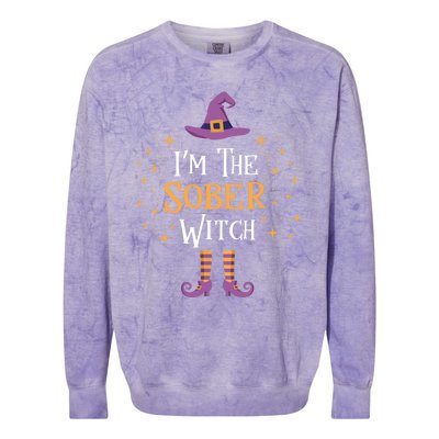 Im The Sober Witch T Matching Family Trick Treat Colorblast Crewneck Sweatshirt