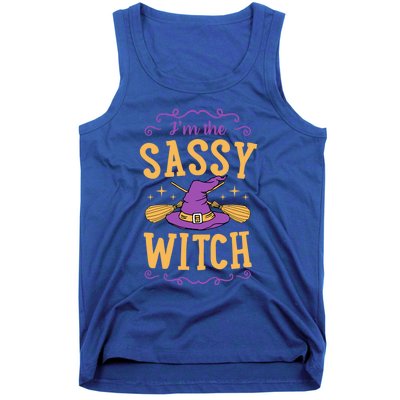 IM The Sassy Witch Funny Cute Matching Witchy Halloween Gift Tank Top