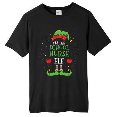 Im The School Nurse Elf Christmas Cute Gift Tall Fusion ChromaSoft Performance T-Shirt